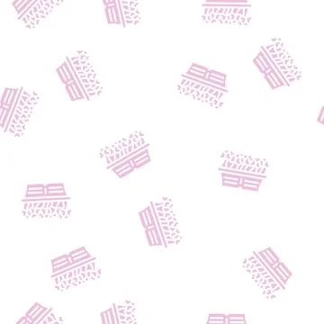 Seedling radish glyph vector seamless pattern 스톡 일러스트