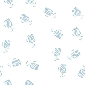 Seedling tablet peat glyph vector seamless pattern イラスト素材