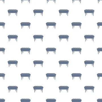 Seedling trays repeating pattern on white background 库存插图