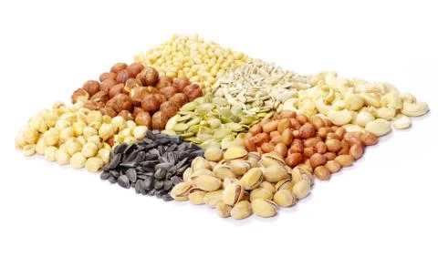 Seeds and nuts Foto stock