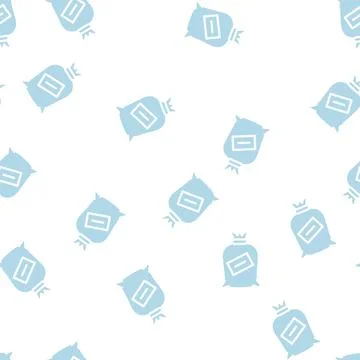Seeds bag glyph icon vector symbol illustration イラスト素材