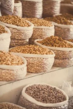 Seeds in a market Stock Photos