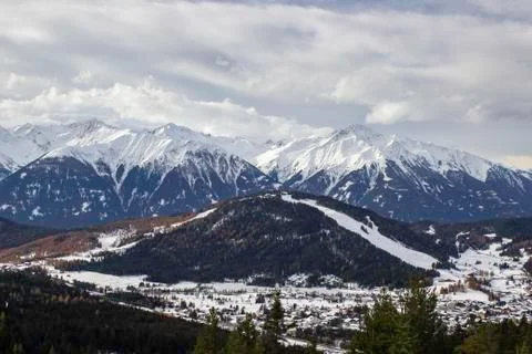 Seefeld overview Stock Photos
