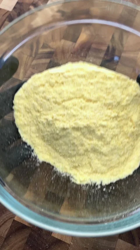 Seeing corn flour texture Stock Footage 286867631