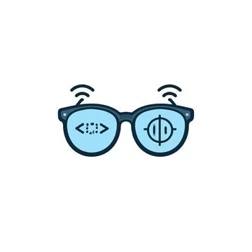 Seeing the world through the eyes of technology innovation and creative cod.. イラスト素材