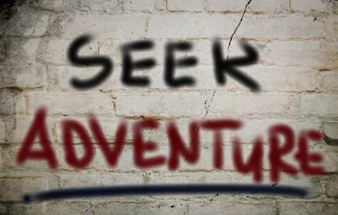 Seek Adventure Concept Stock Illustration