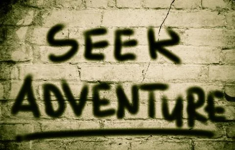 Seek Adventure Concept Stock Illustration