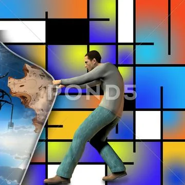 Seek Stock Illustration