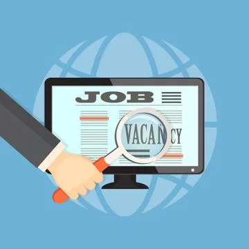 Seek a job Stock Illustration