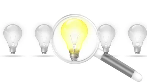 Seeking Magnifier for Lamp Stock Footage 49162574