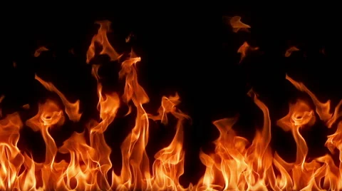 Seemless and Loopable Flames Slow Motion Stockbeeldmateriaal 65428730