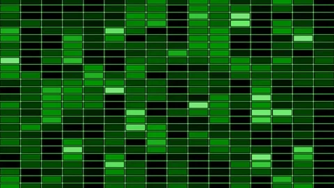 Seemless loop, Abstract creative green colorful glow grid background. Tiles. Stock Footage 120973018