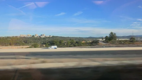 Seen from the window of a train Stock Footage 102694764