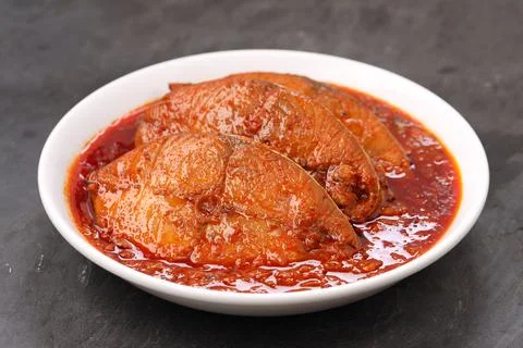 Seer Fish curry Stock Photos