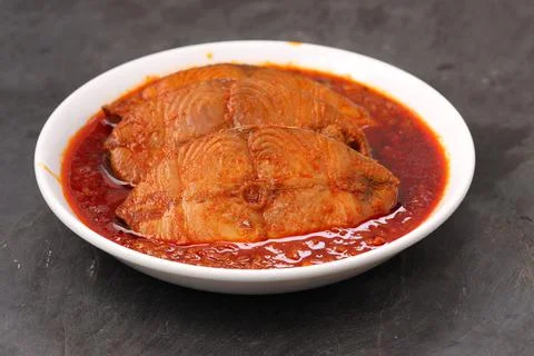 Seer Fish curry Stock Photos