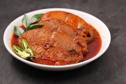 Seer Fish curry Stock Photos