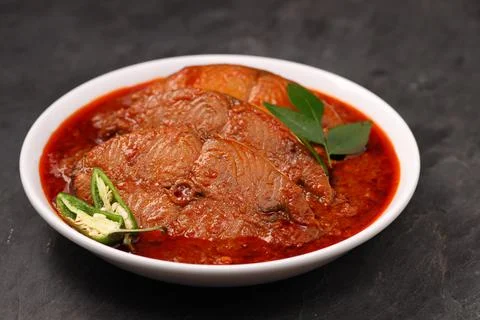 Seer Fish curry Stock Photos