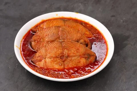 Seer Fish curry Stock Photos