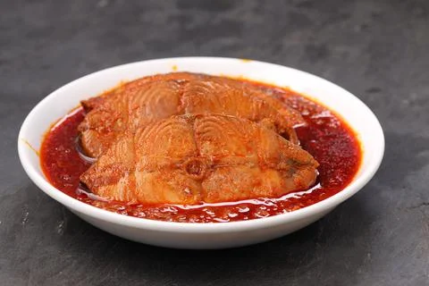 Seer Fish curry Stock Photos