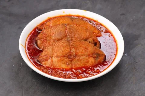 Seer Fish curry Foto stock
