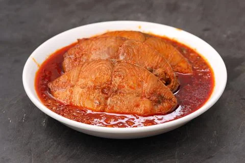 Seer Fish curry Stock Photos