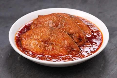 Seer Fish curry Stock Photos