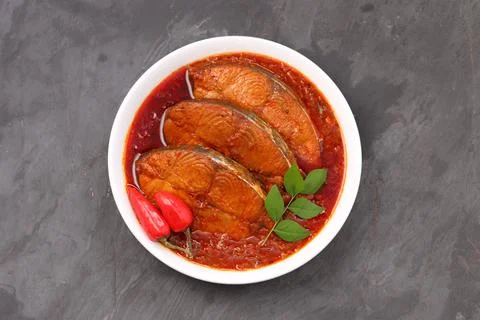 Seer Fish curry Stock Photos