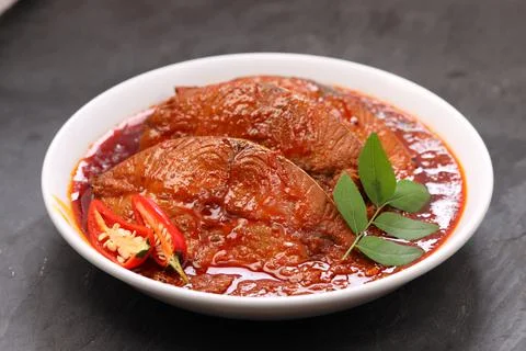Seer Fish curry Stock Photos