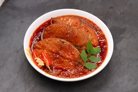 Seer Fish curry Stock Photos