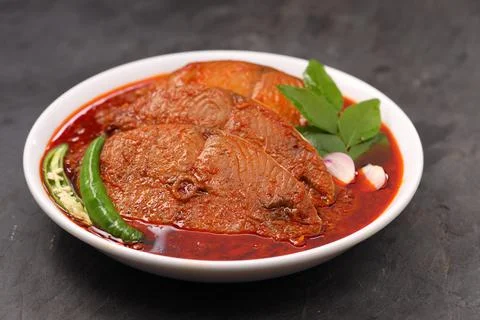 Seer Fish curry Stock Photos