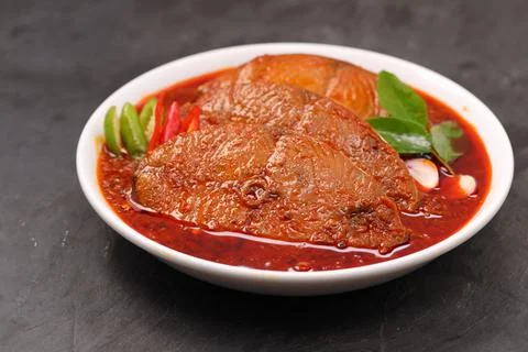 Seer Fish curry Stock Photos