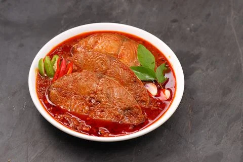 Seer Fish curry Stock Photos