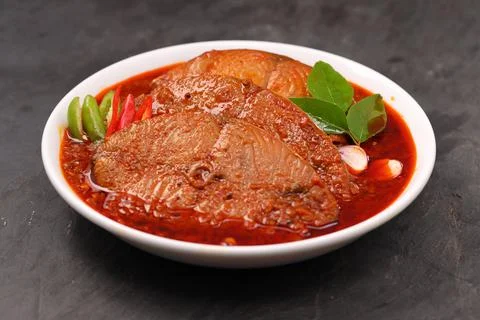 Seer Fish curry Stock Photos