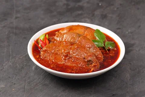 Seer Fish curry Stock Photos