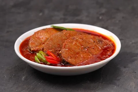 Seer Fish curry Stock Photos