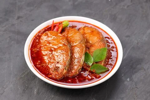 Seer Fish curry Stock Photos