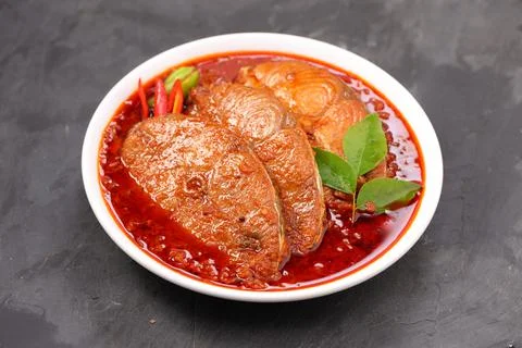 Seer Fish curry Stock Photos