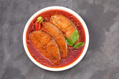Seer Fish curry Stock Photos