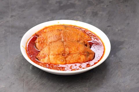 Seer Fish curry Stock Photos