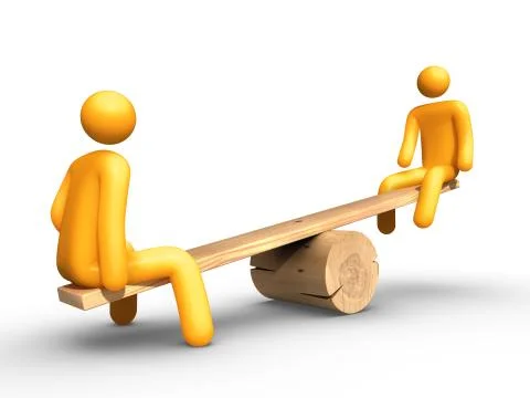 Seesaw Stock Illustration