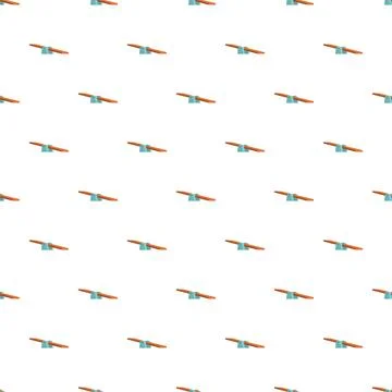 Seesaws forming a playful repeating pattern background Stock Illustration