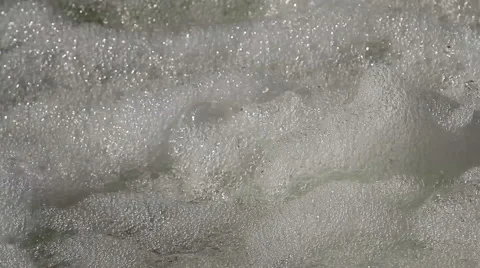 Seething foam Stock Footage 48489776