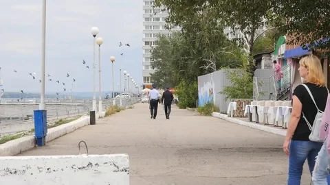 Sefront of Samara Stock Footage 77825532