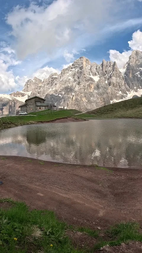 Segantini lake Stock Footage 284149002