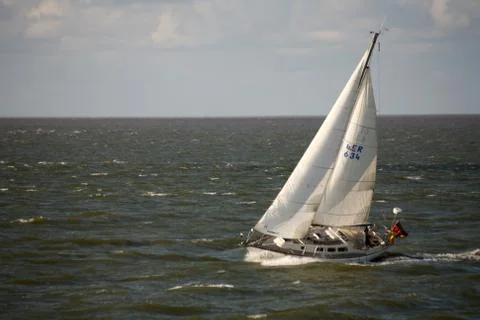 Segelboot Foto stock