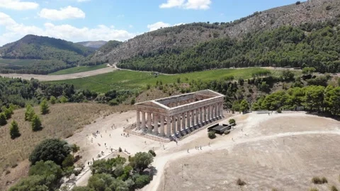 Segesta Temple Vídeo Stock 226383989
