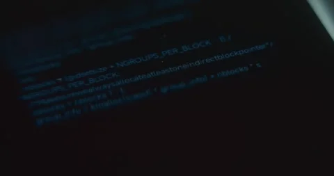 Segment of code from kernel component Stock Footage 313353840