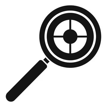 Segment market icon simple vector. Customer chart Illustrazione stock