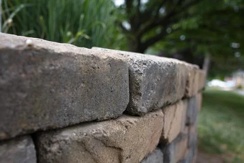 Segmental Retaining Wall Stock Photos