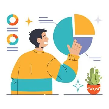 Segmentation concept. Flat vector illustration イラスト素材